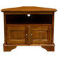 Jeremiah Corner Solid Mahogany TV Unit in Light Pecan - Chocolate Wood
