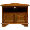 Jeremiah Corner Solid Mahogany TV Unit in Light Pecan - Chocolate Wood