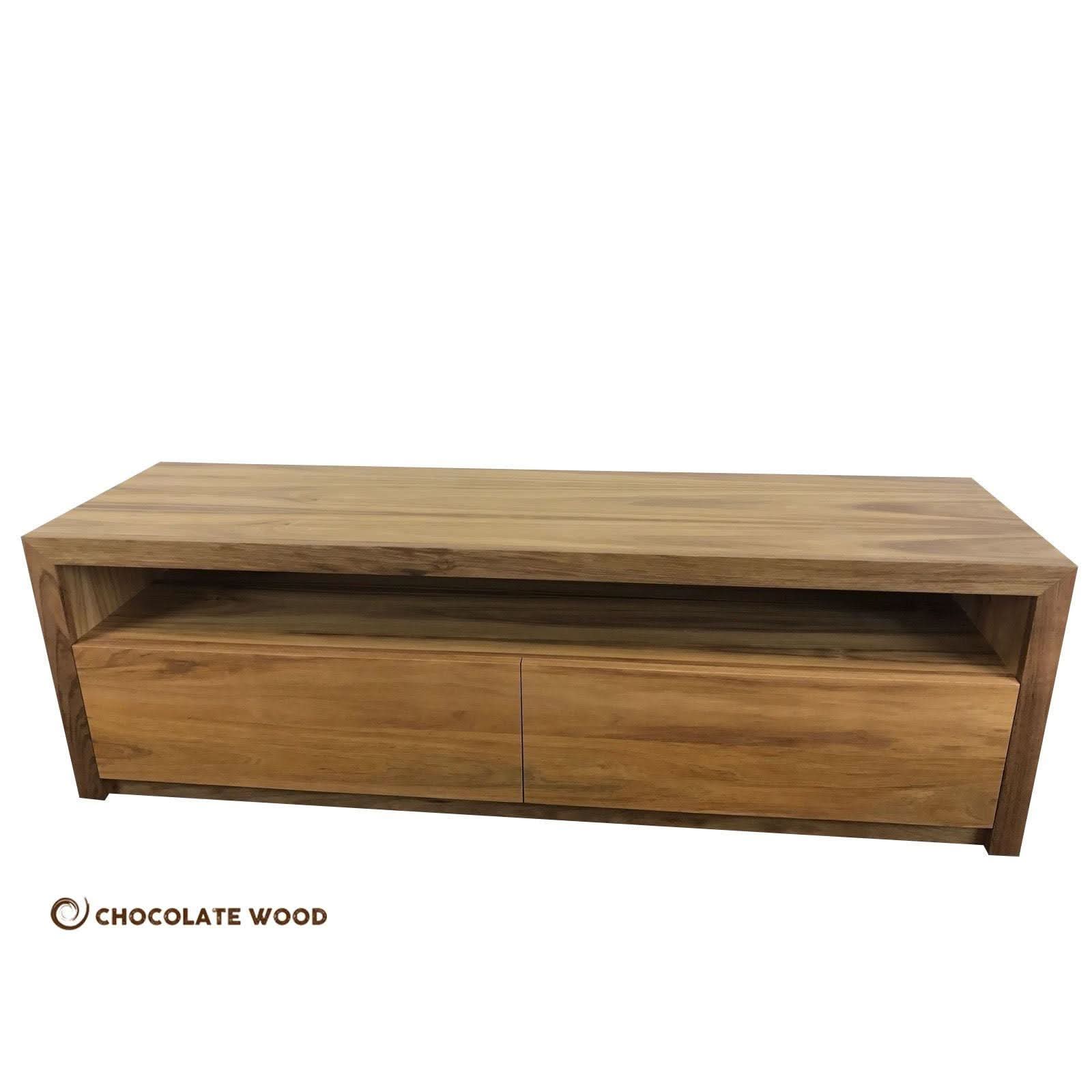 JERICHO LOWLINE TV/ENTERTAINMENT UNIT IN TASMANIAN BLACKWOOD - CUSTOM MADE TO ORDER - MyChocolateWood