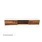 JESSICA LOWLINE TV/ENTERTAINMENT UNIT ETU IN POLYURETHANE & RECYCLED HARDWOOD AUSTRALIAN CUSTOM MADE - MyChocolateWood