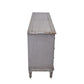 JUNI SOLID RECLAIMED TIMBER RUSTIC 6 DRAWER DRESSER/ 6 DRAWER CHEST OF DRAWERS LIGHT GREY - MyChocolateWood