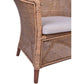 KARLA RATTAN ARMCHAIR LOUNGE CHAIR HONEY BROWN - MyChocolateWood