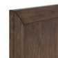 Kasiane Rustic Rubberwood Bed in Cafe Grey, King Single - Chocolate Wood
