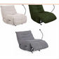 Kassel Gaming Chair Electric Recliner in Green - Chocolate Wood