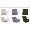KASSEL GAMING CHAIR ELECTRIC RECLINER/ROCKER CHAIR WITH GLIDER & POWER REC. GREY - MyChocolateWood