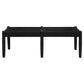 KELLY OAK TIMBER & LOOM 2-SEATER BENCH BLACK - MyChocolateWood