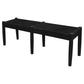 KELLY OAK TIMBER & LOOM 2-SEATER BENCH BLACK - MyChocolateWood