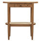 KELLY WHITE CEDAR TIMBER CONSOLE TABLE/HALL TABLE ALMOND - MyChocolateWood