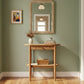 KELLY WHITE CEDAR TIMBER  CONSOLE TABLE/HALL TABLE ALMOND - MyChocolateWood