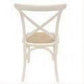 Kensit Hampton Recycled Elm Dining Table 245cm + 8 Melrose Cross Back Dining Chairs in White - Chocolate Wood