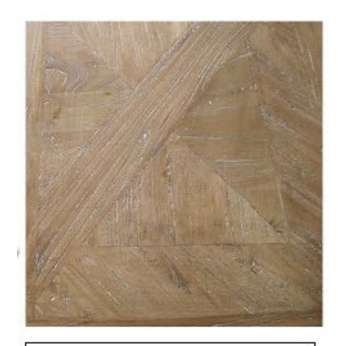 KENSIT HAMPTONS RUSTIC RECYCLED ELM BUFFET/ SIDEBOARD PARQUETRY PATTERN 3 DRAWERS 6 DOORS 200 CM - MyChocolateWood