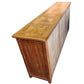 KENSIT HAMPTONS RUSTIC RECYCLED ELM BUFFET/ SIDEBOARD PARQUETRY PATTERN 3 DRAWERS 6 DOORS 200 CM - MyChocolateWood