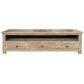 KENSIT HAMPTONS RUSTIC RECYCLED ELM PARQUETRY PATTERN TV ENTERTAINMENT UNIT 3 DRAWERS/SHELF - MyChocolateWood