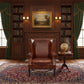 KILIMANJARO WINGBACK AGED LEATHER ARMCHAIR - MyChocolateWood