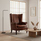 KILIMANJARO WINGBACK AGED LEATHER ARMCHAIR - MyChocolateWood