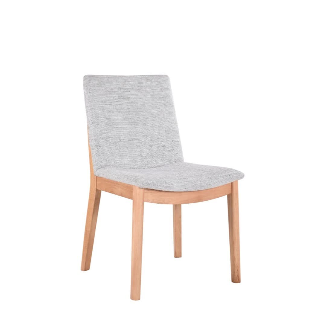 KIPLING 7 PIECE MESSMATE TIMBER ROUND DINING TABLE SET NATURAL/6 KIPLING DINING CHAIRS - MyChocolateWood