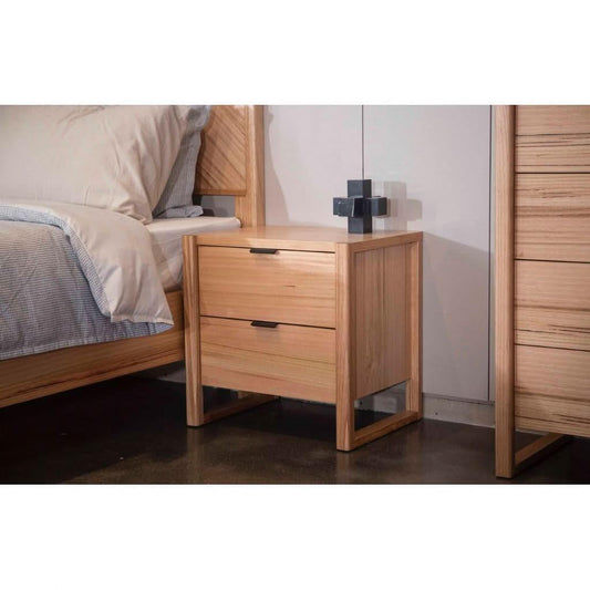 KIPLING MESSMATE TIMBER BEDSIDE TABLE NATURAL - MyChocolateWood