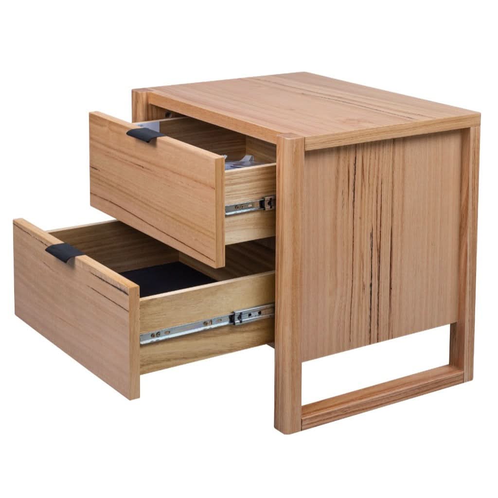 KIPLING MESSMATE TIMBER BEDSIDE TABLE NATURAL - MyChocolateWood