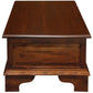 KLEVERSON SOLID MAHOGANY 4 DRAWERS RECTANGULAR COFFEE TABLE IN MAHOGANY - MyChocolateWood