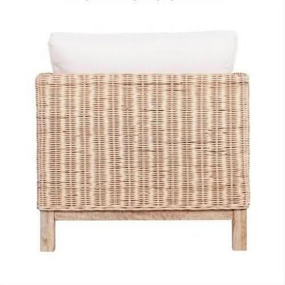 KOREEN 1 SEATER HAMPTONS RATTAN ARMCHAIR
