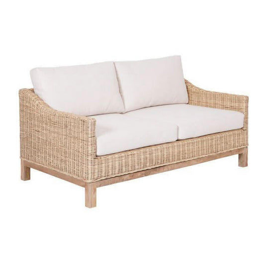 KOREEN 2-SEATER HAMPTONS RATTAN SOFA