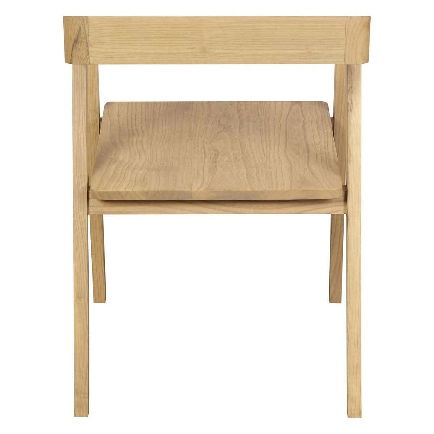 KYOTO SOLID OAK ARMCHAIR IN NATURAL SET OF 2