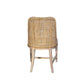 LANCASTER HAMPTONS SOLID MINDI WOOD FRAME RATTAN DINING CHAIR IN WHITEWASH - MyChocolateWood