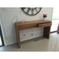 LANNA 2-DRAWER CONSOLE/HALL TABLE - SOLID SPOTTED GUM HARDWOOD TIMBER - MyChocolateWood