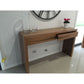 LANNA 2-DRAWER CONSOLE/HALL TABLE - SOLID SPOTTED GUM HARDWOOD TIMBER - MyChocolateWood
