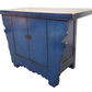 LANYIN HF2308-177 CHINESE ANTIQUE RECYCLED  PINE TIMBER CABINET/CUPBOARD CLASSIC BLUE - MyChocolateWood
