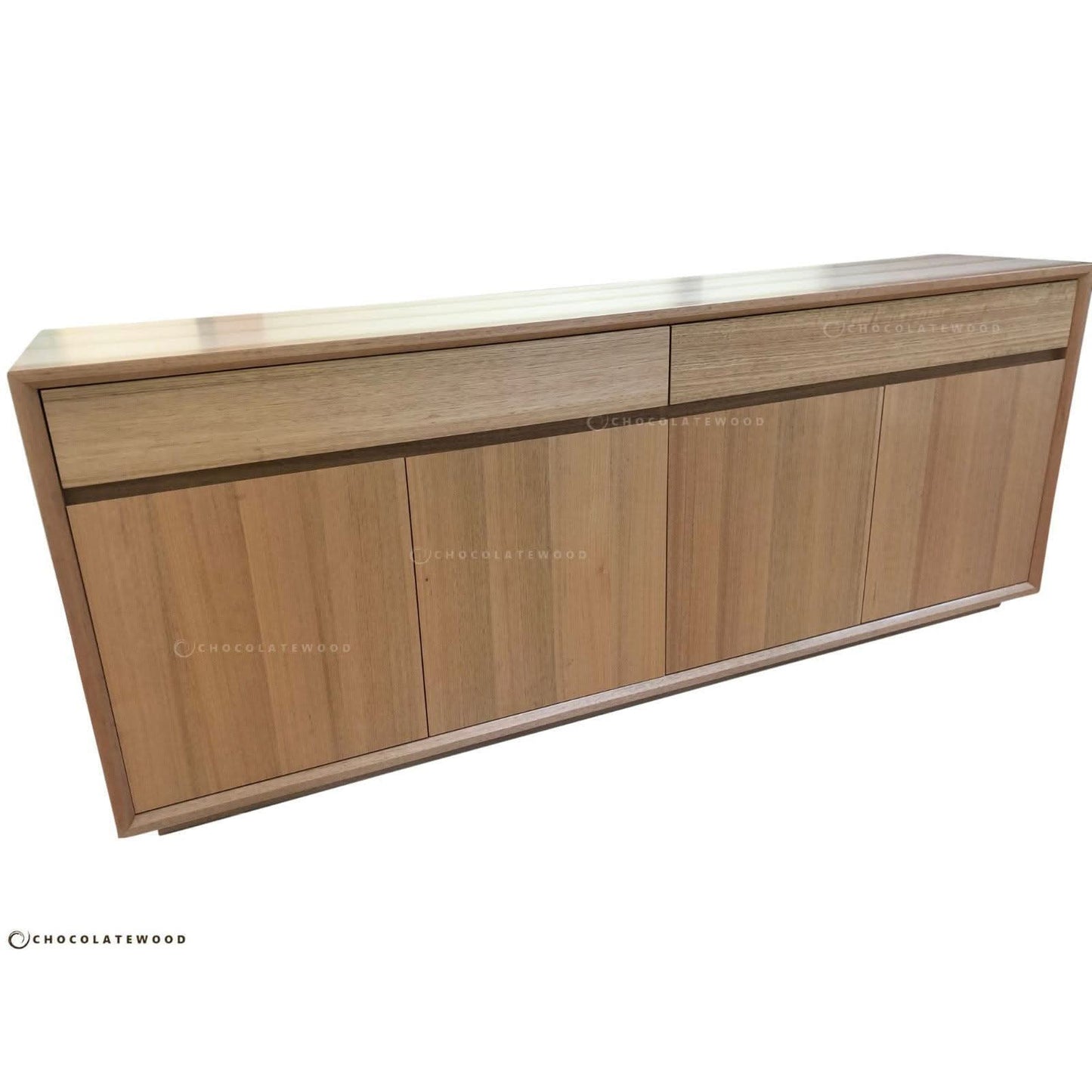 LAUNCESTON 2 DRAWERS 4 DOORS TASSIE OAK BUFFET MADE TO ORDER - MyChocolateWood