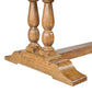 LAURENT SOLID MANGO WOOD FRENCH CLASSIC DOUBLE PEDESTAL DINING TABLE 260CM NATURAL - MyChocolateWood