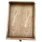 LENNON 1 DRAW RUSTIC PROVINCIAL RECYCLED ELM PARQUETRY LAMP TABLE - MyChocolateWood