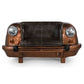 LEO AMBASSADOR CAR SOFA/SETTEE - REPURPOSED BACK SEAT OF A CAR - MyChocolateWood