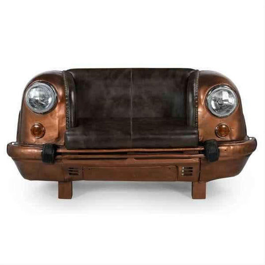 LEO AMBASSADOR CAR SOFA/SETTEE - REPURPOSED BACK SEAT OF A CAR