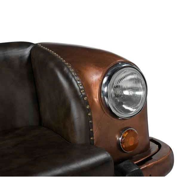 LEO AMBASSADOR CAR SOFA/SETTEE - REPURPOSED BACK SEAT OF A CAR - MyChocolateWood