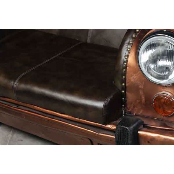 LEO AMBASSADOR CAR SOFA/SETTEE - REPURPOSED BACK SEAT OF A CAR - MyChocolateWood