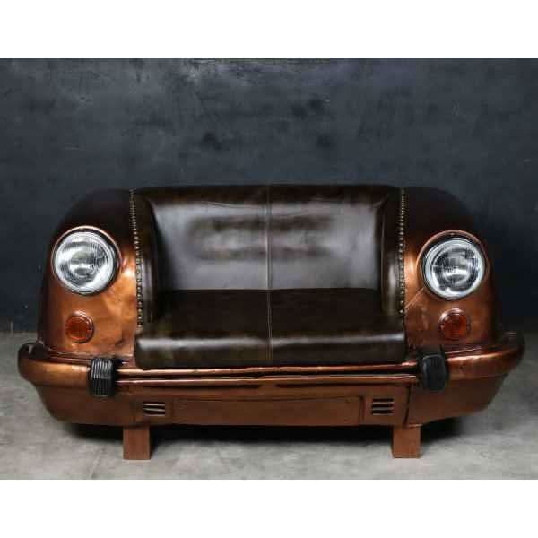 LEO AMBASSADOR CAR SOFA/SETTEE - REPURPOSED BACK SEAT OF A CAR - MyChocolateWood