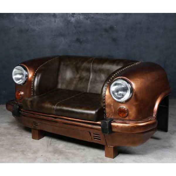 LEO AMBASSADOR CAR SOFA/SETTEE - REPURPOSED BACK SEAT OF A CAR - MyChocolateWood