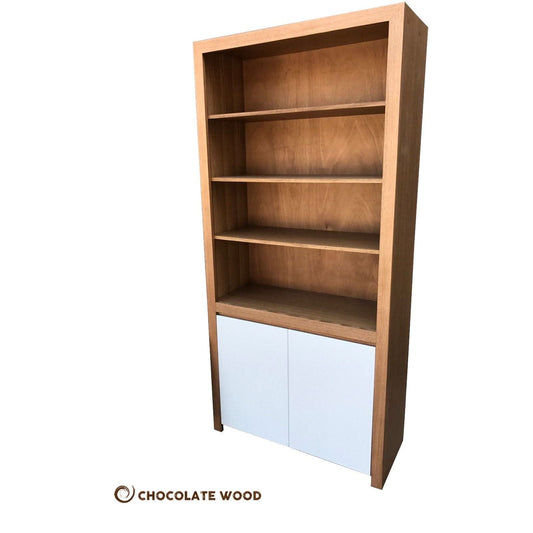 LEONARD TASSIE BOOKCASE WITH 2 DOORS - AUSTRALIAN CUSTOM MADE - MyChocolateWood