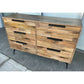LEXINGTON 6 DRAWER DRESSER IN BURNT BROWN - FLOOR STOCK CLEARANCE - MyChocolateWood