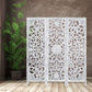 LIBORNO SCREEN 150 X 2.4 X 180CM IN ANTIQUE WHITE - MyChocolateWood