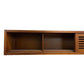 LITANI WALL MOUNTABLE TASSIE OAK SLIDING DOORS LOWLINE TV UNIT - MyChocolateWood