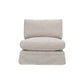 LIVINGSTON 3-PIECE FABRIC MODULAR LOUNGE SOFA  'LEMAY' KHAKI COLOUR - MyChocolateWood