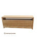 LOCHIA AMERICAN OAK BUFFET WITH 4 DOORS & 2 ADJUSTABLE SHELVES CUSTOM MADE TO ORDER - MyChocolateWood