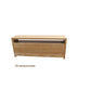 LOCHIA AMERICAN OAK BUFFET WITH 4 DOORS & 2 ADJUSTABLE SHELVES CUSTOM MADE TO ORDER - MyChocolateWood