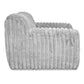 LOFT ARMCHAIR IN TAUPE CORDUROY FABRIC - MyChocolateWood