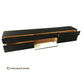 LONDON WALL MOUNTED TV/ENTERTAINMENT UNIT - IN BLACK POLYURETHANE - MyChocolateWood