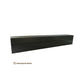 LONDON WALL MOUNTED TV/ENTERTAINMENT UNIT - IN BLACK POLYURETHANE - MyChocolateWood