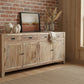 LORAN RECYCLED ELM RUSTIC BUFFET - NATURAL - MyChocolateWood